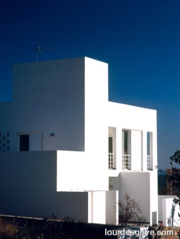 Casa Miguel Tur, Urbanització Can Pep Simó, Jesús, Eivissa.F.X.Pallejá-S.Roig ,arquitectes