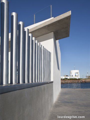 sailing school in Santa Eulària. Ibiza. Jaime Serra , architect.